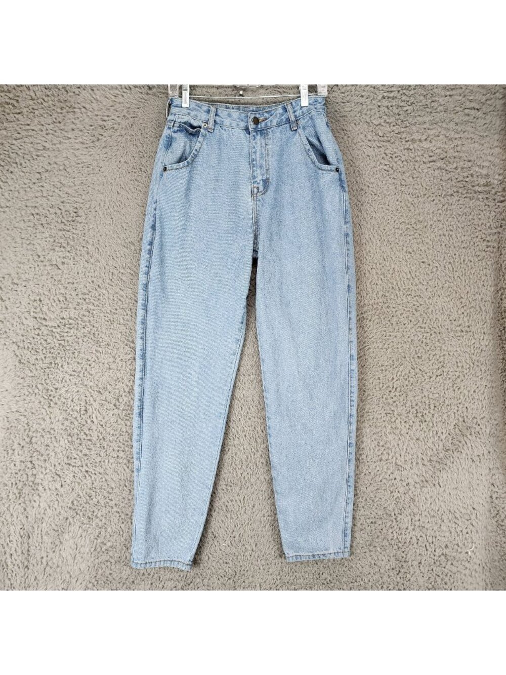 Fashion Nova Jeans Womens 3 Blue Cotton Denim Tapered Leg Mom